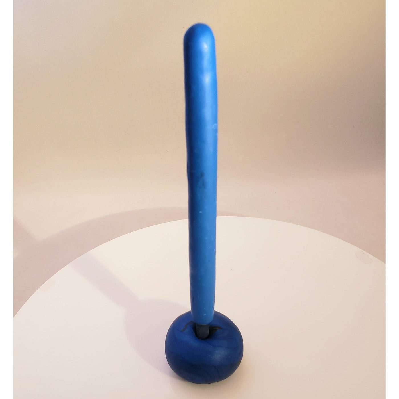 Decorated Blue Pen With Holder