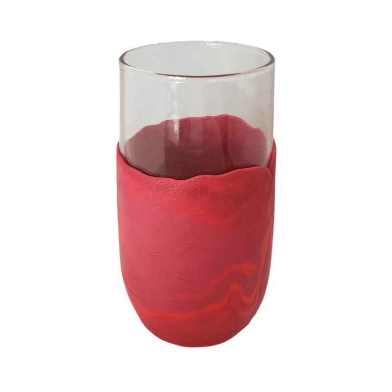 Decorated Glass Cup
