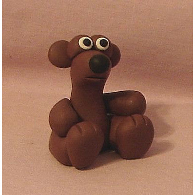 Polymer Clay Bears Figurine Teddy Bear Figurine Animal  - Janets Polymer Creations