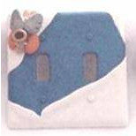 Angel Switchplate Polymer Clay decorative outlet cover  - Janets Polymer Creations