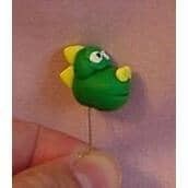 Dragon Bobby Pin Head Figurine Polymer Clay decoration  - Janets Polymer Creations