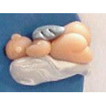 Polymer Clay Baby Figurines Angel Polymer Switch Plate  - Janets Polymer Creations